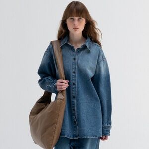 ARCH THE Blue Denim Shirt jacket